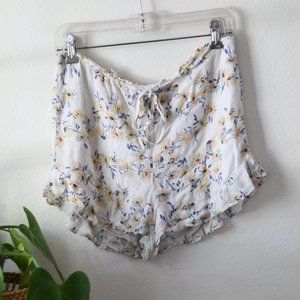 Floral BOHO High Waisted Shorts